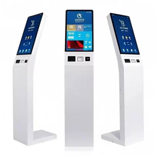 POS Display 21.5-inch touch screen kiosk with Windows 10, Ram 8GB, 128GB, with built in printer.