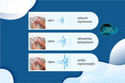 កង្ហារបញ្ឈរ Midea 16 អ៊ីញ Model: FS40-18CE