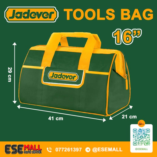 Tool Bag 16″ Heavy Duty JDTG3116 JADEVER