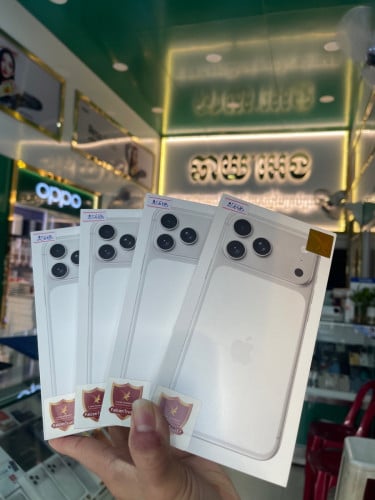 17 Pro Max X/A Falcon no active ធានា2ឆ្នាំ Silver 512G ថ្មីប្រអប់តម្លៃពិសេសជូន