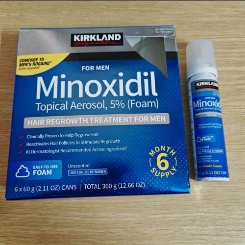 Minoxidil foam 5% brand Kirkland