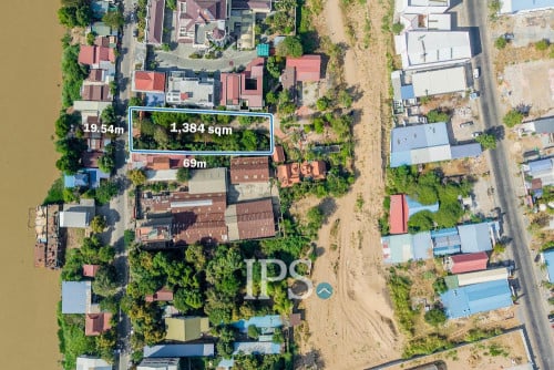 ដីសម្រាប់លក់ ទំហំ ​1,384 Sqm Residential Land For Sale - Chroy Changvar, Phnom Penh!!!!!