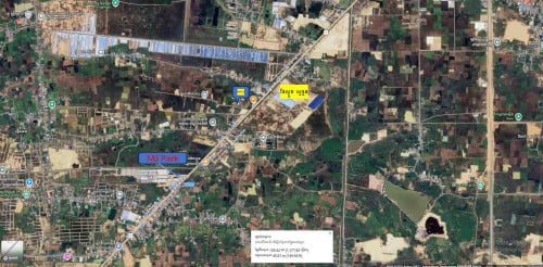 ដីលក់ ទំហំ 107 ម៉ែត្រការ៉េ 160$/ម៉ែត្រការ៉េ