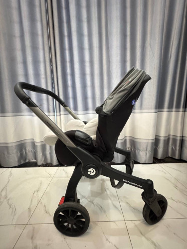 រទេះរុញ​កូន​ង៉ែត​ 4in1 អាច​ធ្វេី​ជា​ car seat បាន​