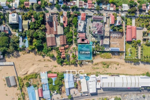 ដីសម្រាប់លក់ ទំហំ ​728 Sqm Residential Land For Sale - Chroy Changvar, Phnom Penh!!!!!