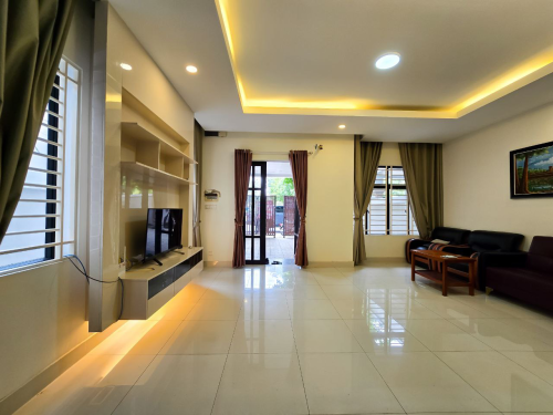 ផ្ទះវីឡាភ្លោះAសម្រាប់លក់នៅក្នុងបុរីប៉េងហួត60m ( Twin A for sale at Peng Hout 60m Blvd )