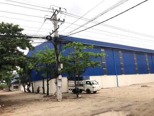 រោងចក្រសម្រាប់ជួល នៅលើផ្លូវធំ ជិតព្រៃ សFactory Building For Rent on Main Road Near Preysor