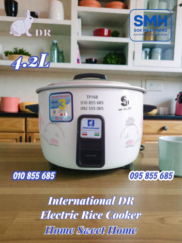 ឆ្នាំងដាំបាយអគ្គីសនី International DR Rice Cooker _ 3.6L / 4.2L