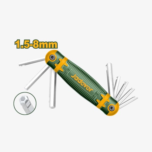 Ball Point Hex Key Set 1.5–8mm (8 Pcs) JDHK2281 JADEVER