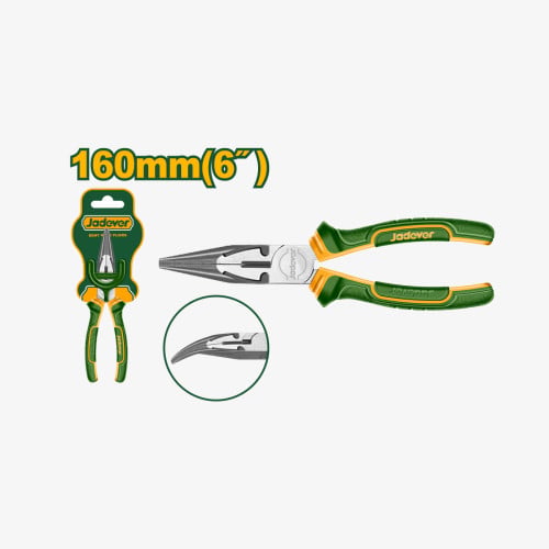 🎁 បញ្ចុះតម្លៃ ១៥% 🎁 🇫🇷 Jadever Bent Nose Pliers JDPL4C06