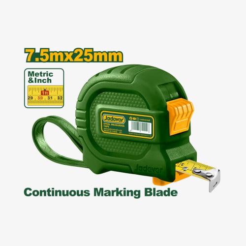 Steel Measuring Tape 7.5m x 25mm JDMT4340 JADEVER