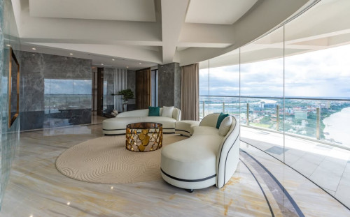 4BR Morgan Sky Palace Penthouse on 49F with Riverside Views, 266 Sq.m., for Sale at $939,600