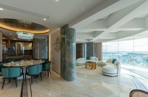 4BR Morgan Sky Palace Penthouse on 49F with Riverside Views, 266 Sq.m., for Sale at $939,600