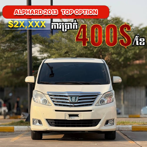 Alphard 2013 Full TOP Option