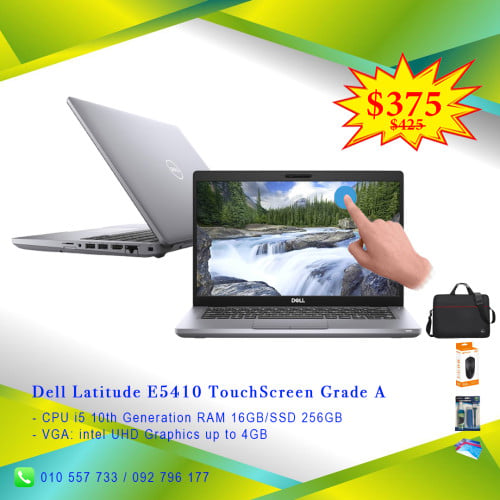 Dell Latitude E5410 TouchScreen i5 10th Generation RAM 16GB/SSD 256GB VGA intel HD