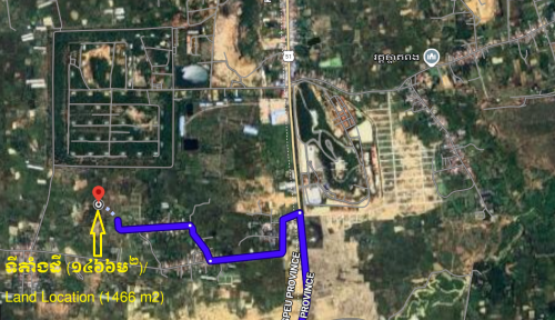 ដីលក់ ក្បាលដី ៧៧១ (ប្លង់រឹង)/ Land for sale (hard title 771)