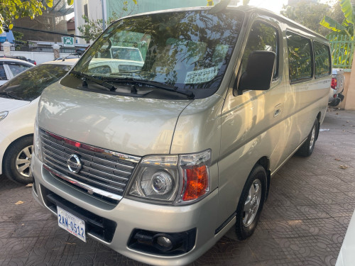 🚙 Nissan URVAN ឆ្នាំ 2007 ម៉ាស៊ីនម៉ាស៊ូតលេខដៃម៉ាសុីនធំ 3.0 Japan ឆ្វេងសុីន