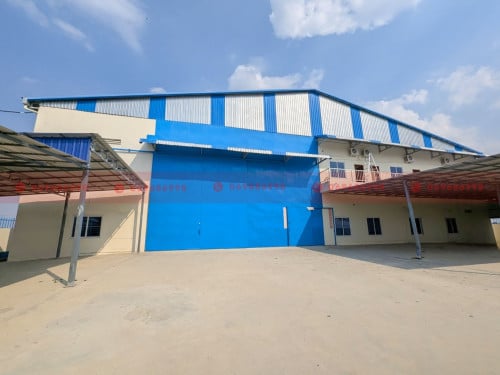 1700 Sqm Warehouse For Lease On A Sub-Road In Angk Snuol, Kandal