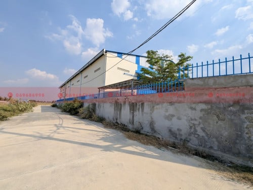 1700 Sqm Warehouse For Lease On A Sub-Road In Angk Snuol, Kandal
