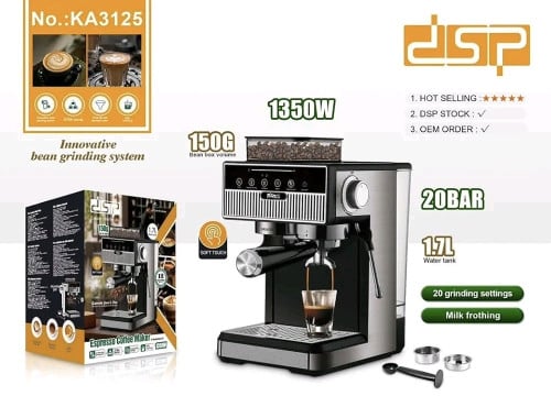 Coffee Maker/Machine- ម៉ាស៊ីនកាហ្វេ (DSP KA3125)
