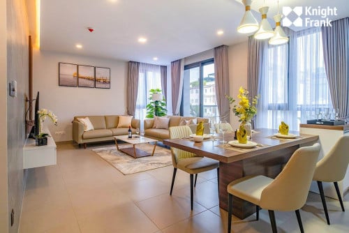 Modern 2BR Serviced Apartment | BKK1 (Ref: KHRA391)