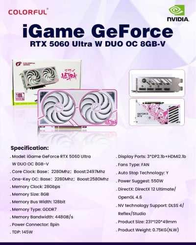 RTX5060 8GB New