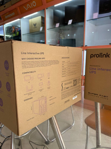 UPS Prolink 1250VA PRO1202SFCU-4U With AVR & RUP 2-4 hours charging $68