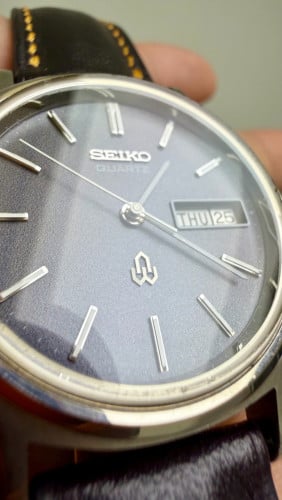 Original Super Rare Vintage SEIKO Quartz Dark Blue Dial JDM 1972 - (Condition 90%)