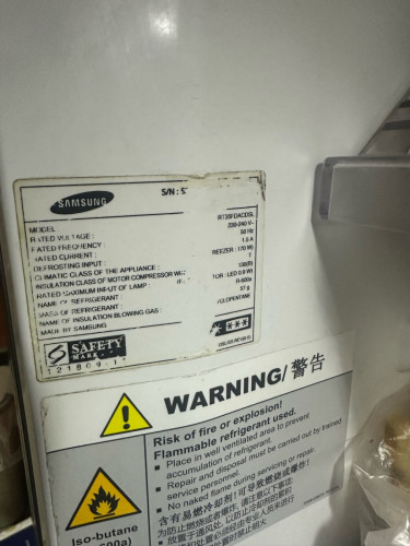 ទូរទឹកកក Samsung RT35xxxxxxx សំរាប់លក់