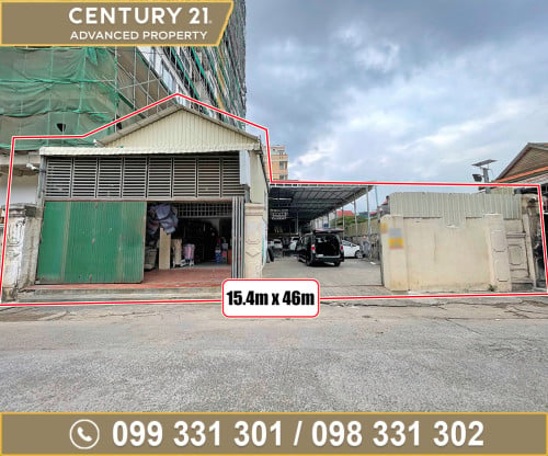 🏘 ឃ្លាំង និង ដី នៅជិតវត្តសន្សំកុសល ត្រូវការលក់បន្ទាន់ខ្លាំង