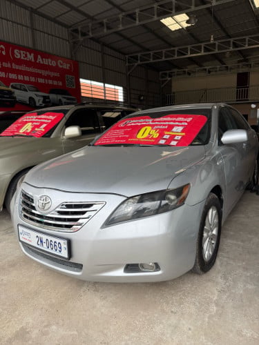 🚔 ឃ្លាំងលក់រថយន្ត សេម អូតូ ខា💰មានសេវាកម្មបង់រំលស់100% បង់120$-250$🚗Toyota  Camry hybrid 2007