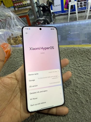 Mi 15ultra 5G Ram12G Memory256G C/H Sim2 មានឆ្នាំងសាក