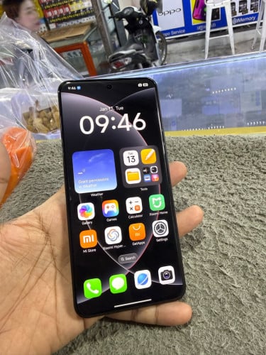 Mi 15ultra 5G Ram12G Memory256G C/H Sim2 មានឆ្នាំងសាក