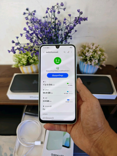 Samsung A16 ក្រុមហ៊ុន សុីម2 Ram 8GB Storage 128GB ស្អាត99% Full box