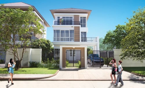 Villa for sale at Peng Huoth Beoung Snor | វីឡាលក់នៅផ្លូវធំ ក្នុងបុរីប៉េង ហួត បឹងស្នោរ