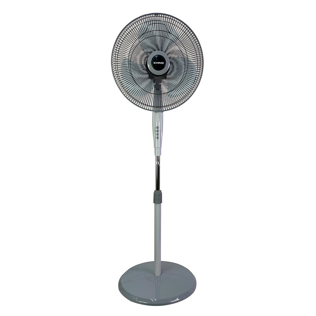 SF16J15R-WG Brand KHIND 16" Stand Fan, remote control, winter grey