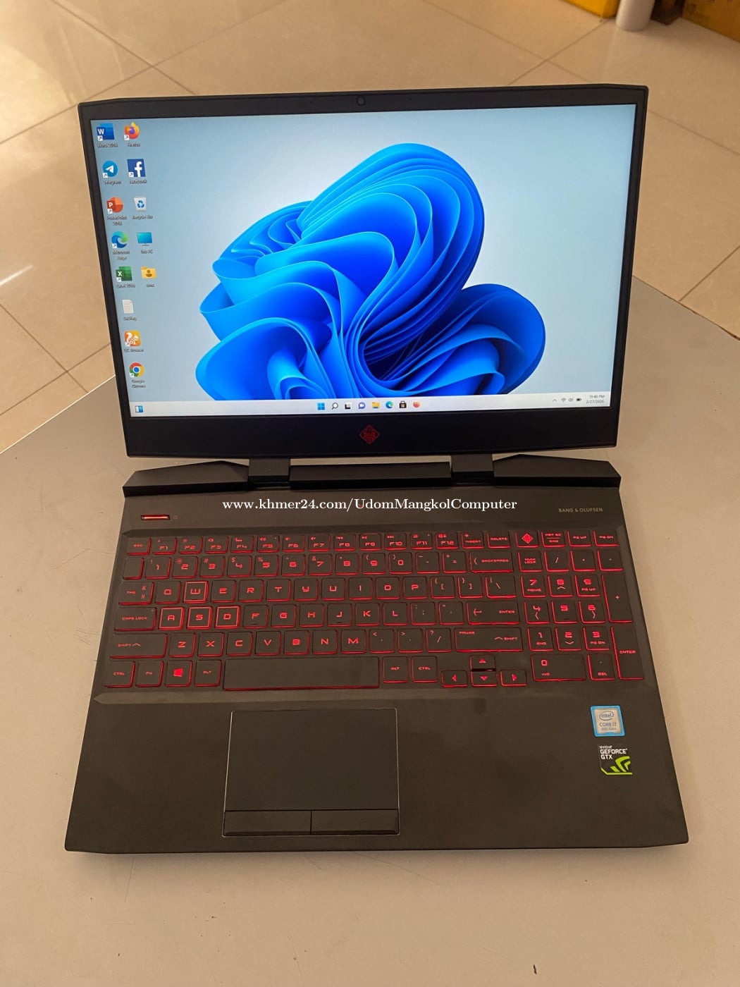 HP i7 8th ram8G SSD512G VGA GTX1050 4G