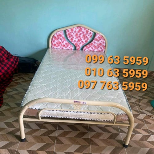 គ្រែក្បាលផ្កា ជាមួយពូក 1.2mx2.0m