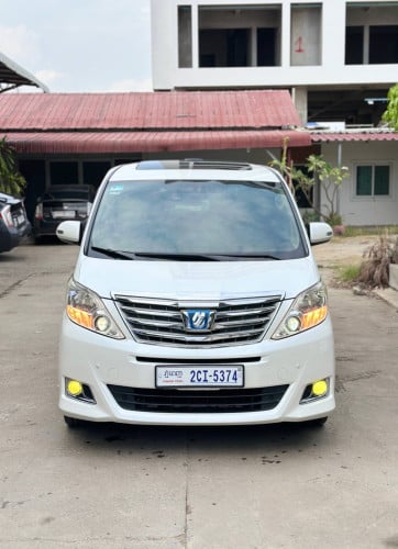 ALPHARD ឆ្នាំ2012 ហាយប្រីជ ហ្វូលអប់សិនពេញ ស្លាកលេខខ្ពស់ បើកសាងក្រោមតម្លៃទីផ្សារ ឡានទើបកាត់បាន