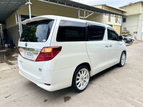 ALPHARD ឆ្នាំ2012 ហាយប្រីជ ហ្វូលអប់សិនពេញ ស្លាកលេខខ្ពស់ បើកសាងក្រោមតម្លៃទីផ្សារ ឡានទើបកាត់បាន
