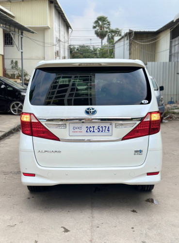 ALPHARD ឆ្នាំ2012 ហាយប្រីជ ហ្វូលអប់សិនពេញ ស្លាកលេខខ្ពស់ បើកសាងក្រោមតម្លៃទីផ្សារ ឡានទើបកាត់បាន