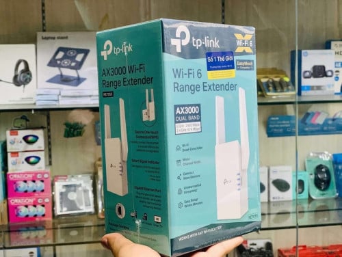 Wifi 6 Range Extender RE705X ឥវ៉ានមាននៅក្នុងស្តុកគ្រប់មុខ មានធានា1ឆ្នាំពេញ បងៗអាចដាក់កម្ម៉ងបាន✅