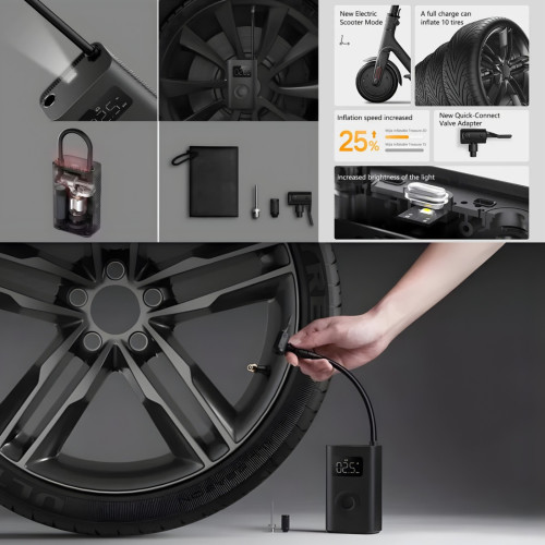 Xiaomi portable electric air compressor 2D (ម៉ាស៊ីនសប់ខ្យល់ឆ្លាតវៃ)