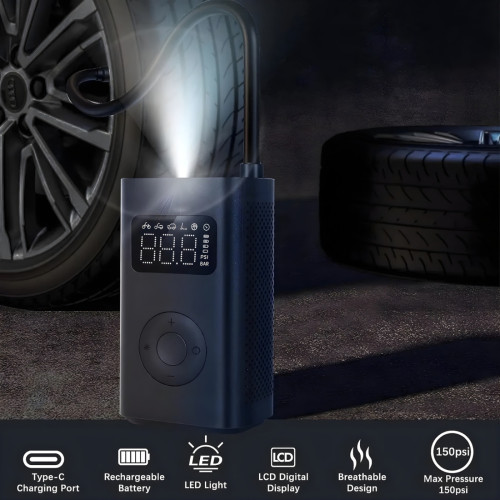 Xiaomi portable electric air compressor 2D (ម៉ាស៊ីនសប់ខ្យល់ឆ្លាតវៃ)