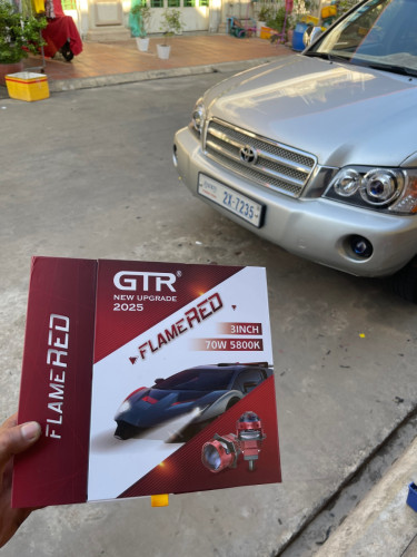 ដាក់គុជរថយន្ត គុជប្រភេទ GTR ពន្លឺភ្លឺច្បាស់ មិនចាំងភ្នែកអ្នកដំណើរផ្សេងទៀត