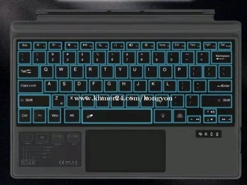 Bluetooth Keyboard សំរាប់ Surface Pro 3 ដល់ 7 ថ្មី