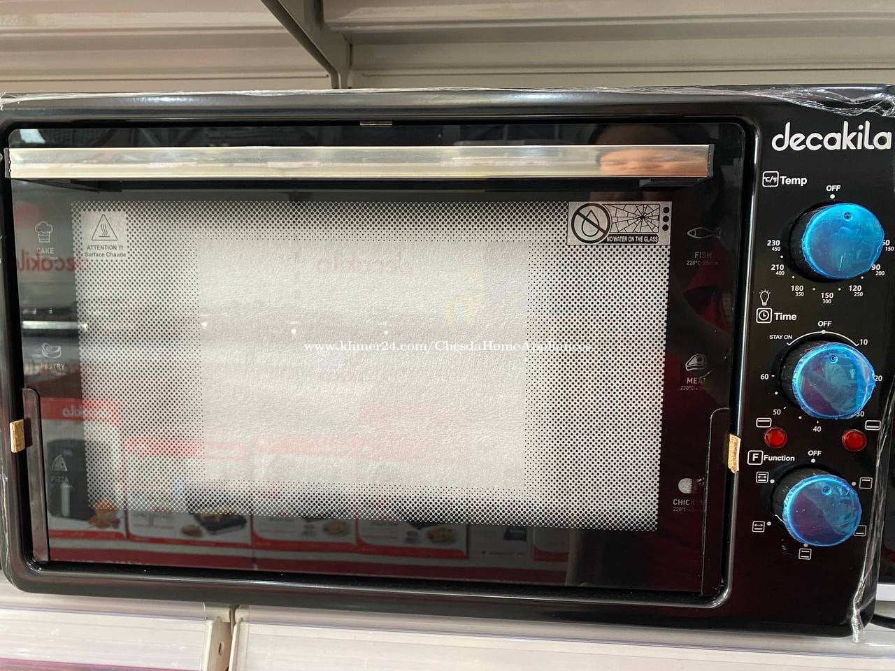 Toaster Oven 38L – 1600W with Rotisserie & Timer Function