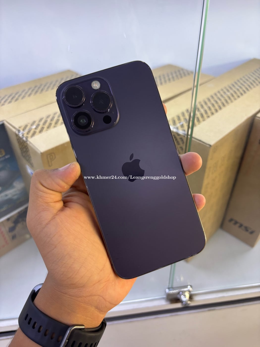 iPhone 14 Pro Max 256G/Battery.93%នៅស្អាត98.99% price iPhone 14 Pro Max 256G/Battery.93%នៅស្អាត98.99% price