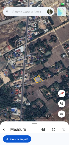 ដីលក់បន្ទាន់ 1ការ៉េ 60$ ចរចារ