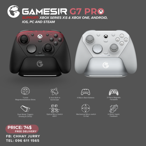 GameSir G7 Pro Tri-Mode Wireless (Charging Dock)